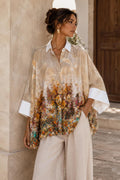 Camicia in fantasia oversize