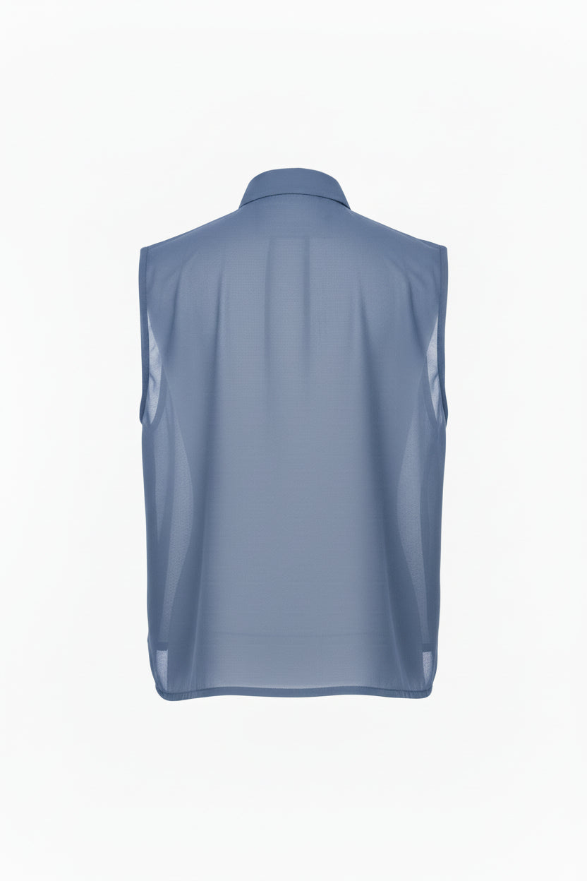 blusa volant