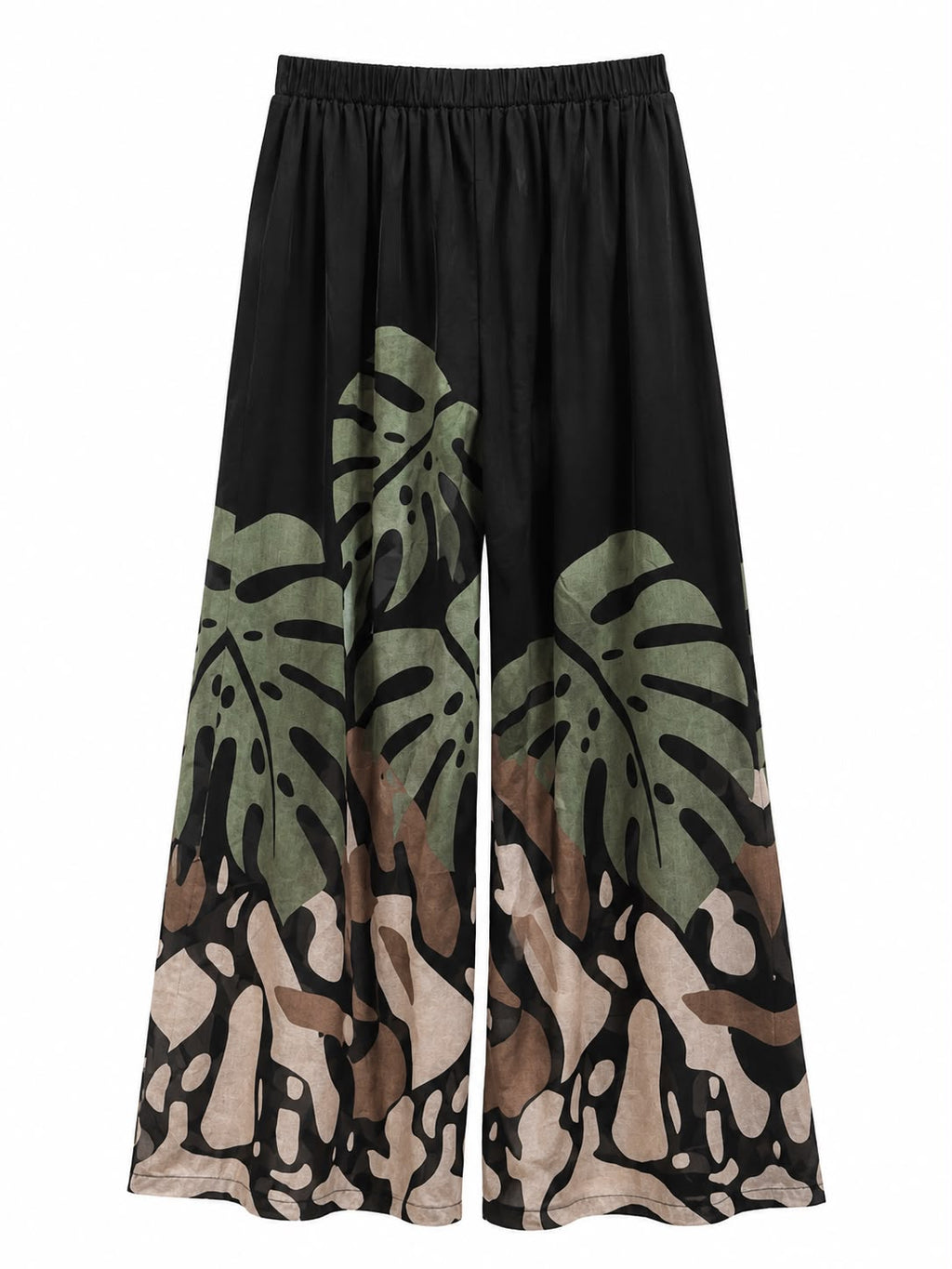pantaloni wide leg oasi