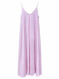 Vestito rosa spalline