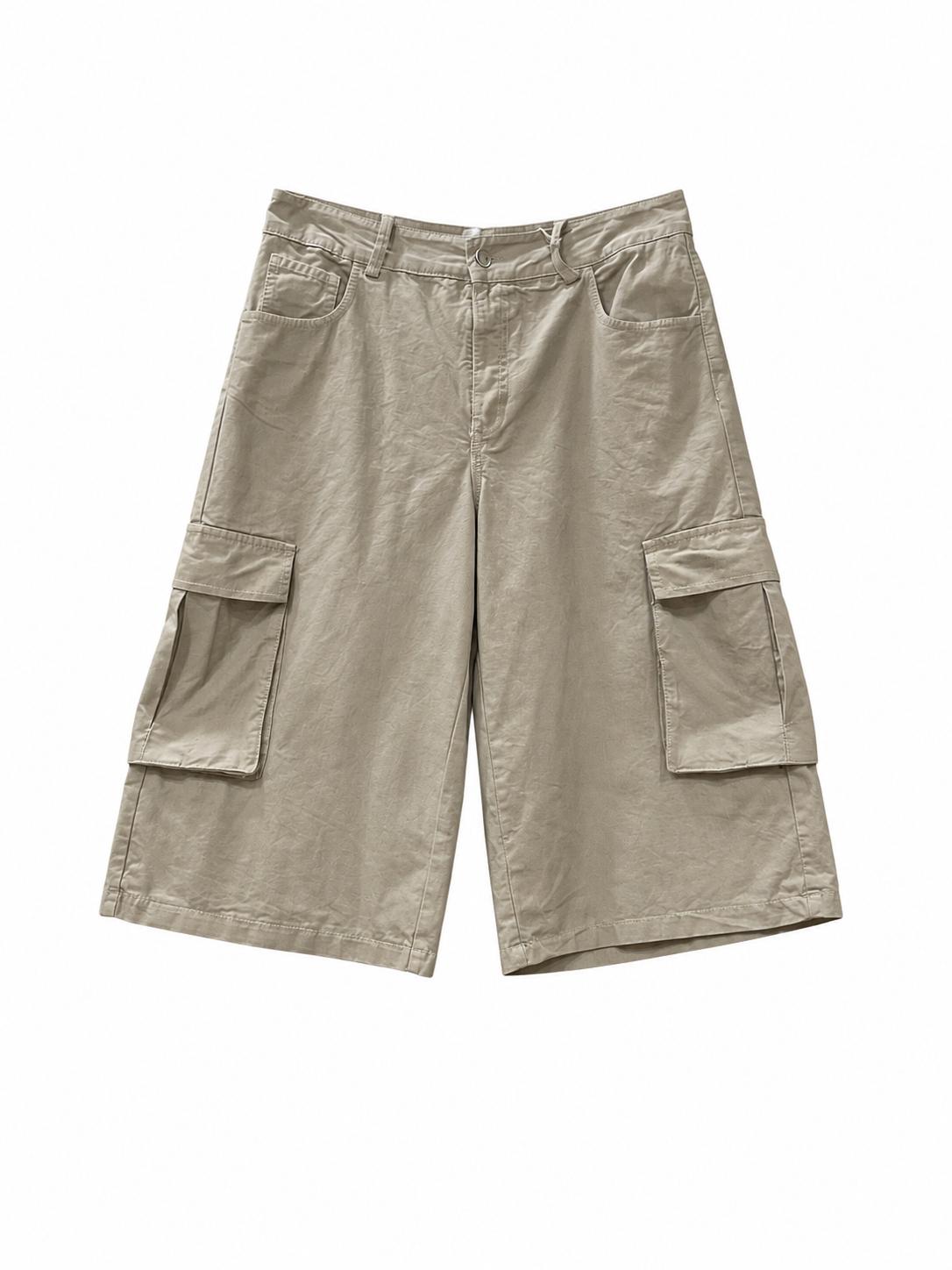 Bermuda in jeans Beige