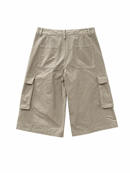 Bermuda in jeans Beige