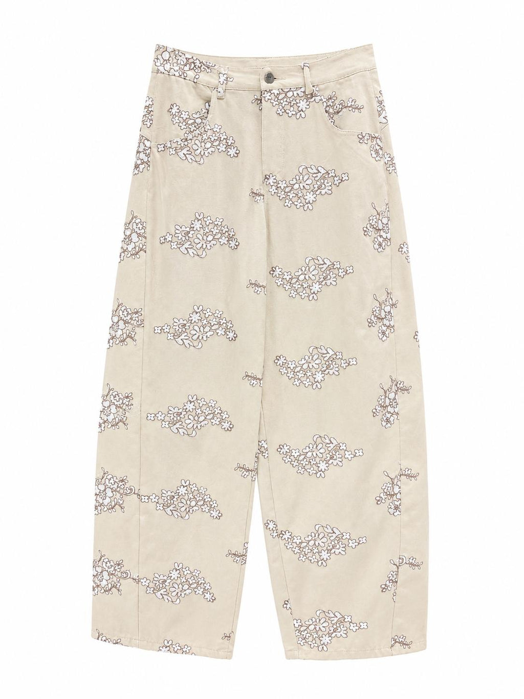 pantalone barrel burro applicazioni