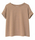 t-shirt righe Cognac