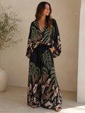 pantaloni wide leg oasi