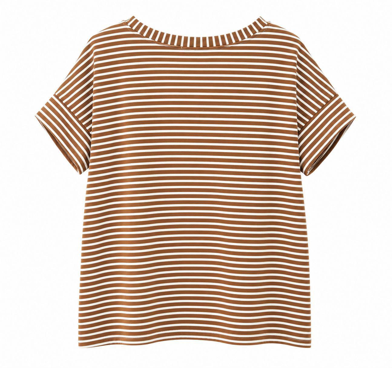 t-shirt righe Cognac