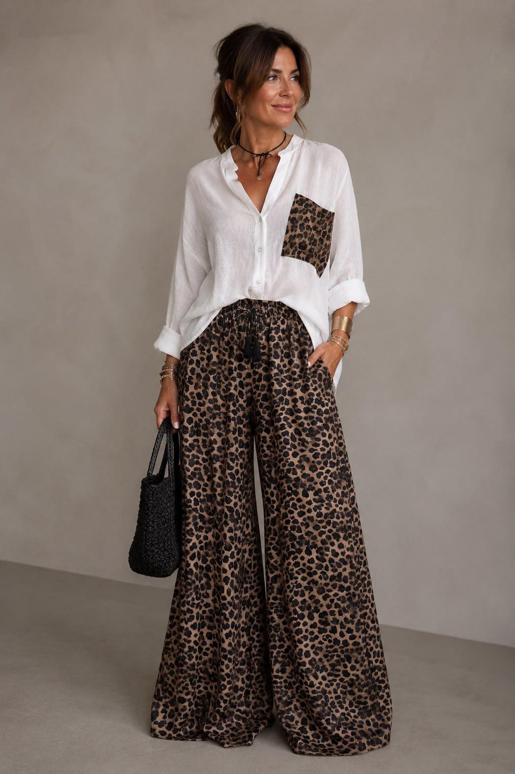 Blusa taschino Animalier