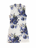 Vestito corto stile Coreano floreale