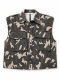 Gilet camouflage Verde