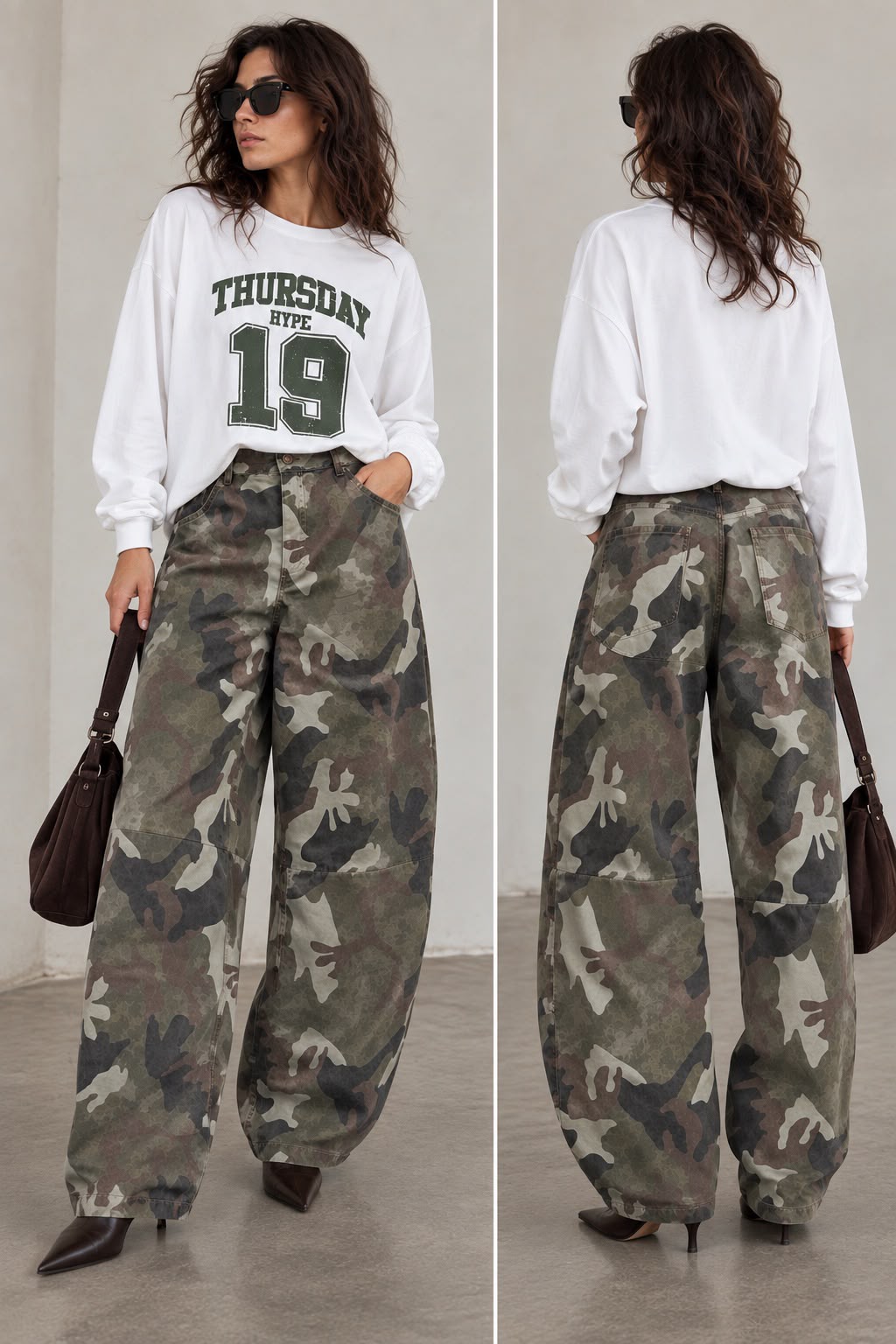 pantaloni camouflage barrel