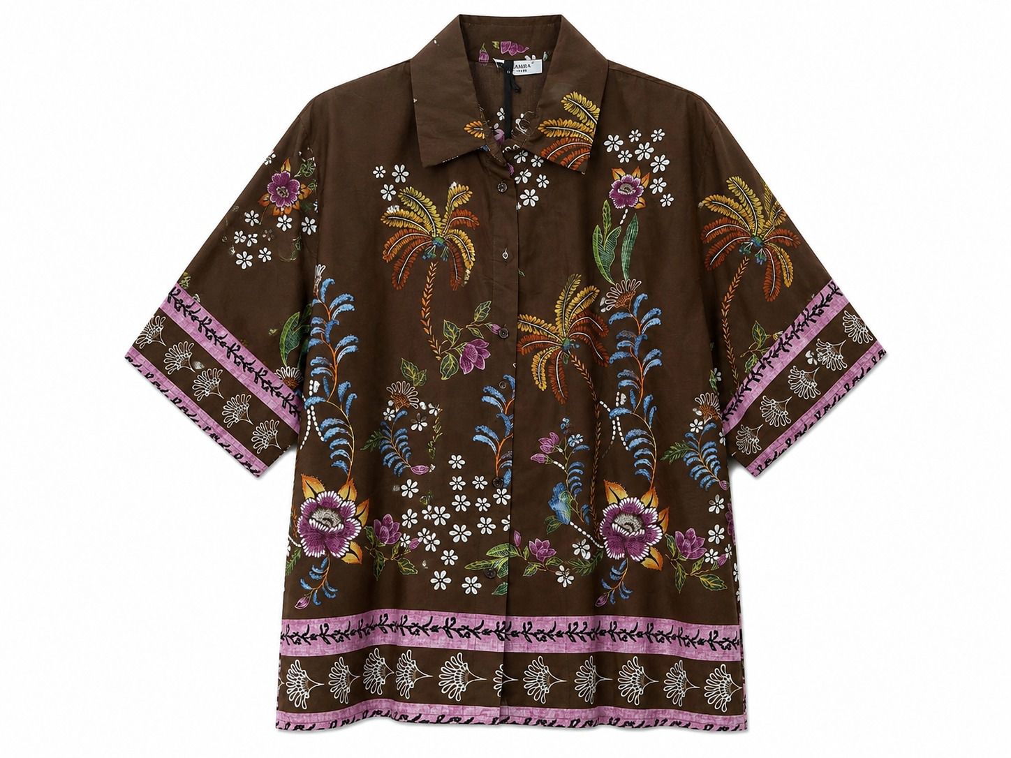 Camicia stampa floreale