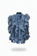 blusa volant