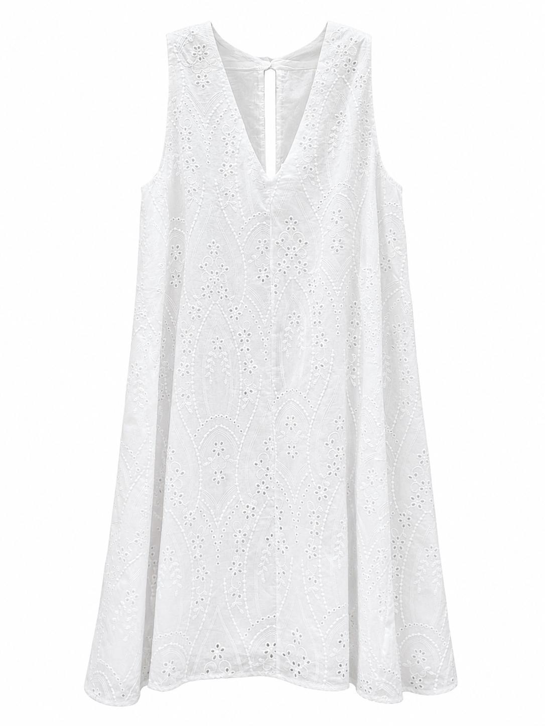 Vestito svasato Sangallo