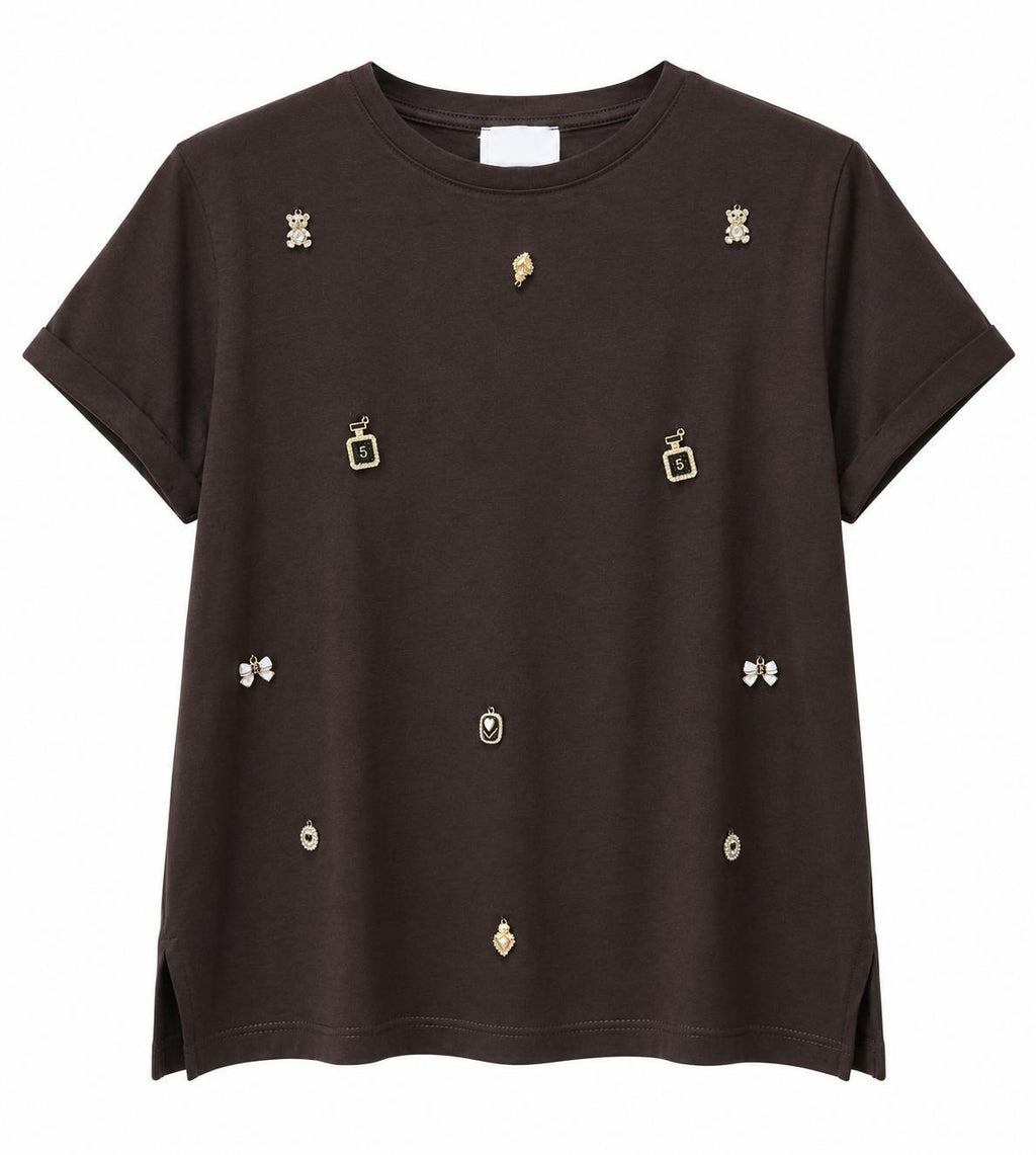 t-shirt cotone charms