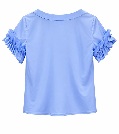 Blusa maniche corte