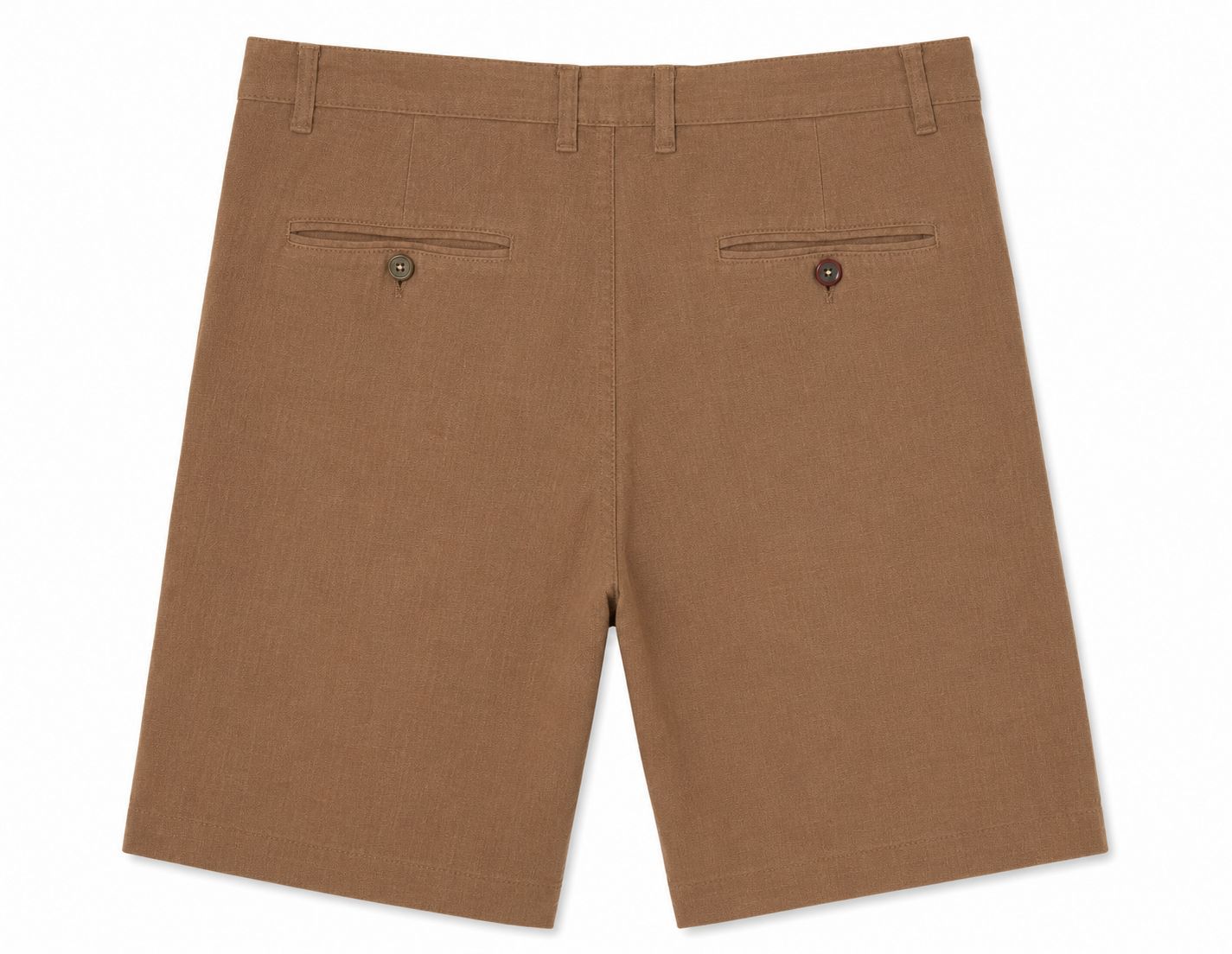 Bermuda uomo lino COGNAC