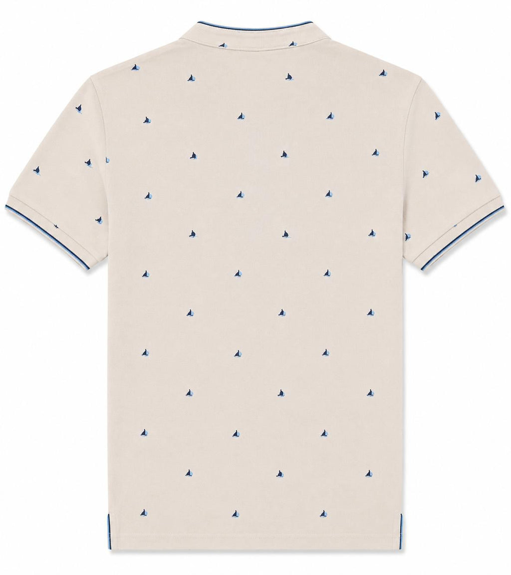 Polo Uomo con barchette coreana