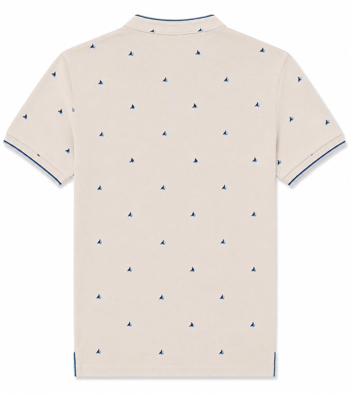 Polo Uomo con barchette coreana