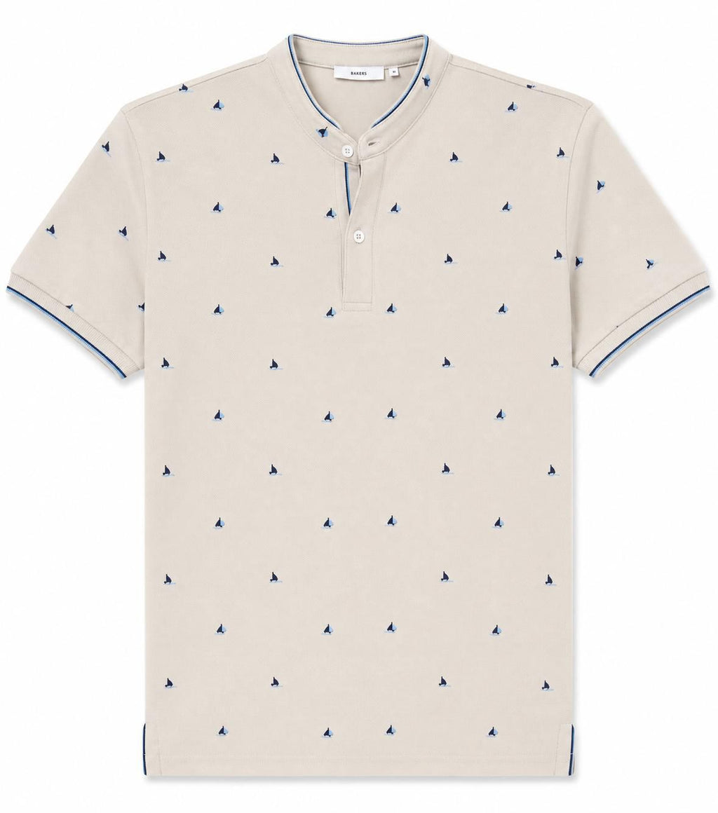 Polo Uomo con barchette coreana